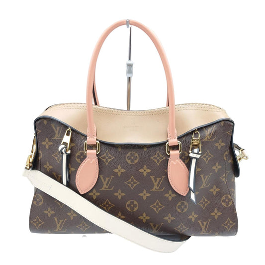 Louis Vuitton Tuileries Tote Handbag Shoulder Bag Monogram Brown