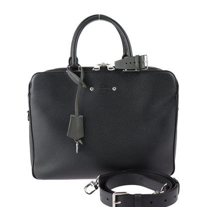 Louis Vuitton Armand Briefcase MM Business Bag Taurillon Leather Noir Black