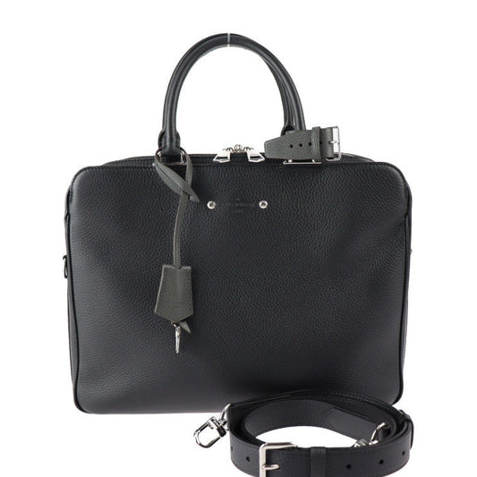 Louis Vuitton Armand Briefcase MM Business Bag Taurillon Leather Noir Black