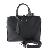 Louis Vuitton Armand Briefcase MM Business Bag Taurillon Leather Noir Black