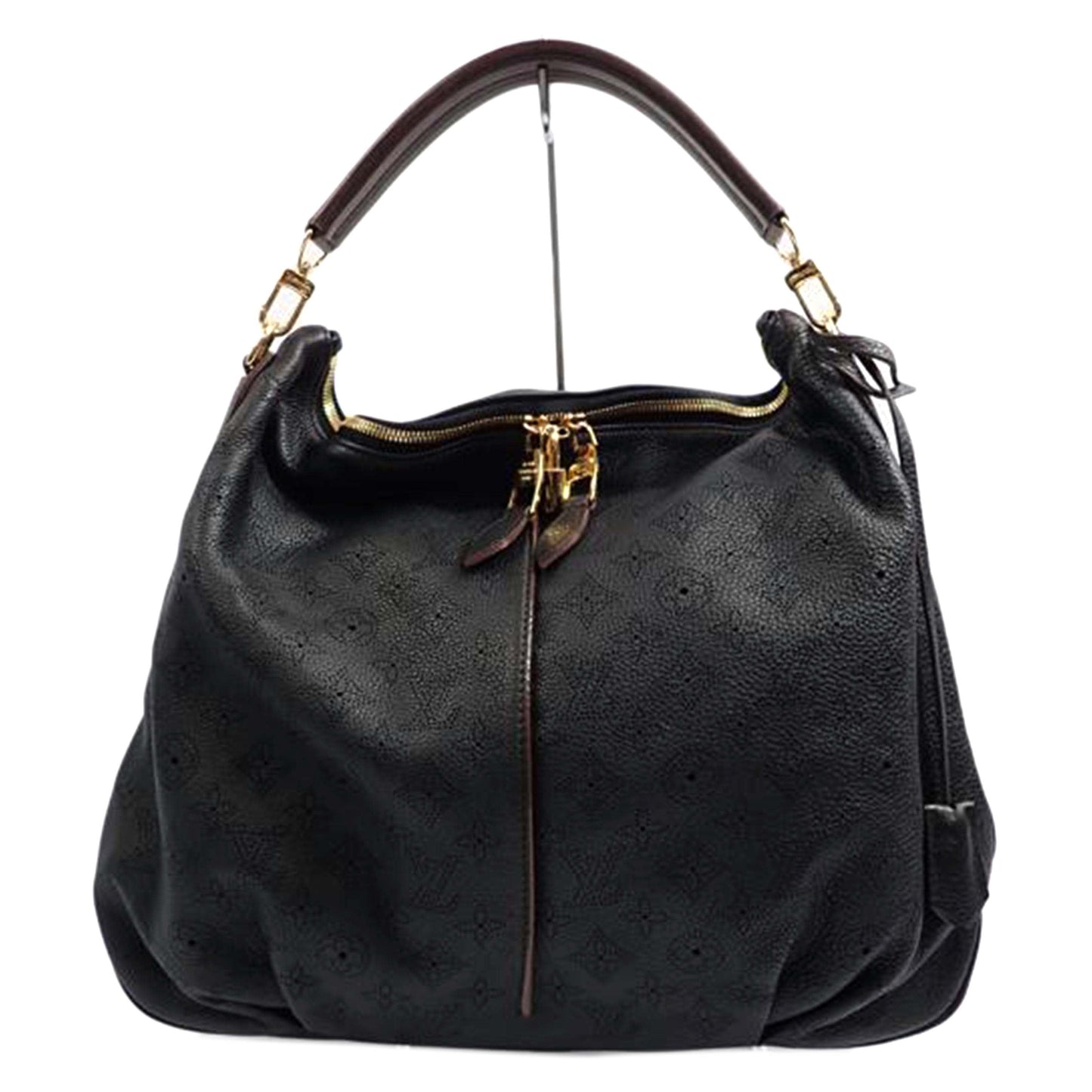 Louis Vuitton Selene PM Handbag Mahina Leather Black