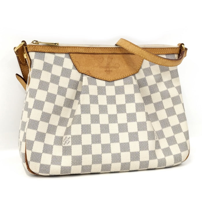 Louis Vuitton Shoulder Bag Siracusa PM Damier Azur