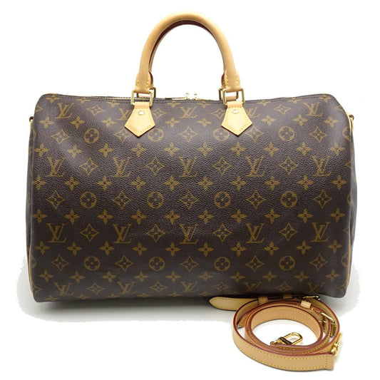 Louis Vuitton  Monogram Speedy Bandouliere 40 Brown Boston Bag