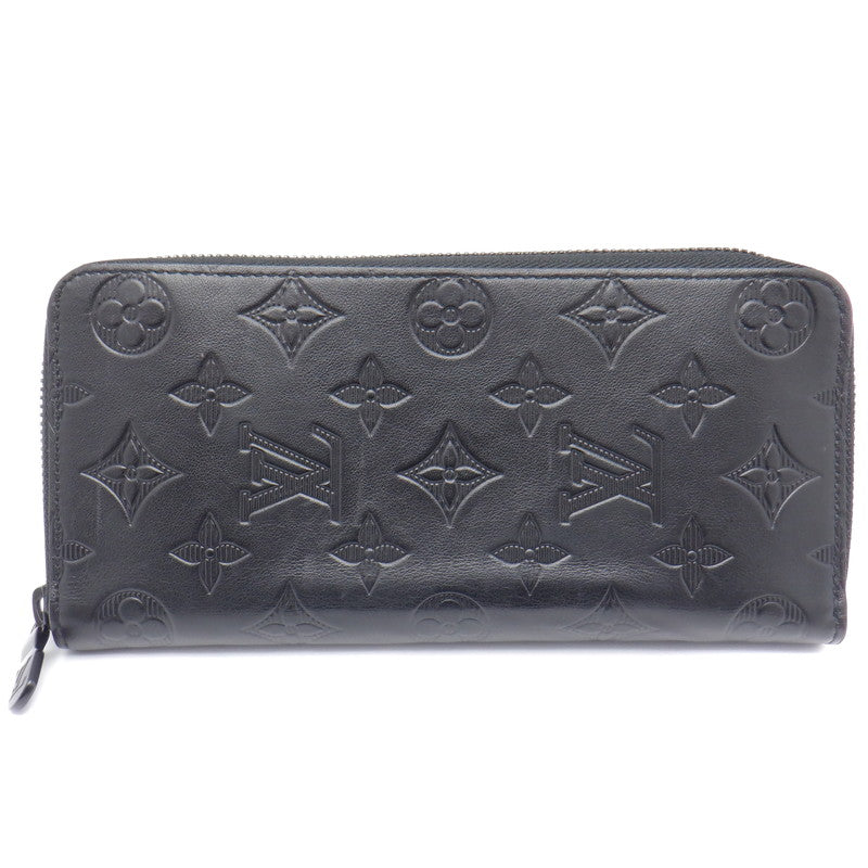 Louis Vuitton Zippy Wallet Vertical Monogram Shadow Leather