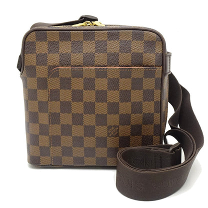 Louis Vuitton Damier Olaf PM Ebene diagonal shoulder bag brown