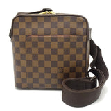 Louis Vuitton Damier Olaf PM Ebene diagonal shoulder bag brown