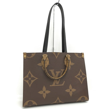 Louis Vuitton 2way Tote Bag On The Go MM Monogram