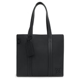Louis Vuitton Aerogram Takeoff Tote Grain Calf Leather Noir Black