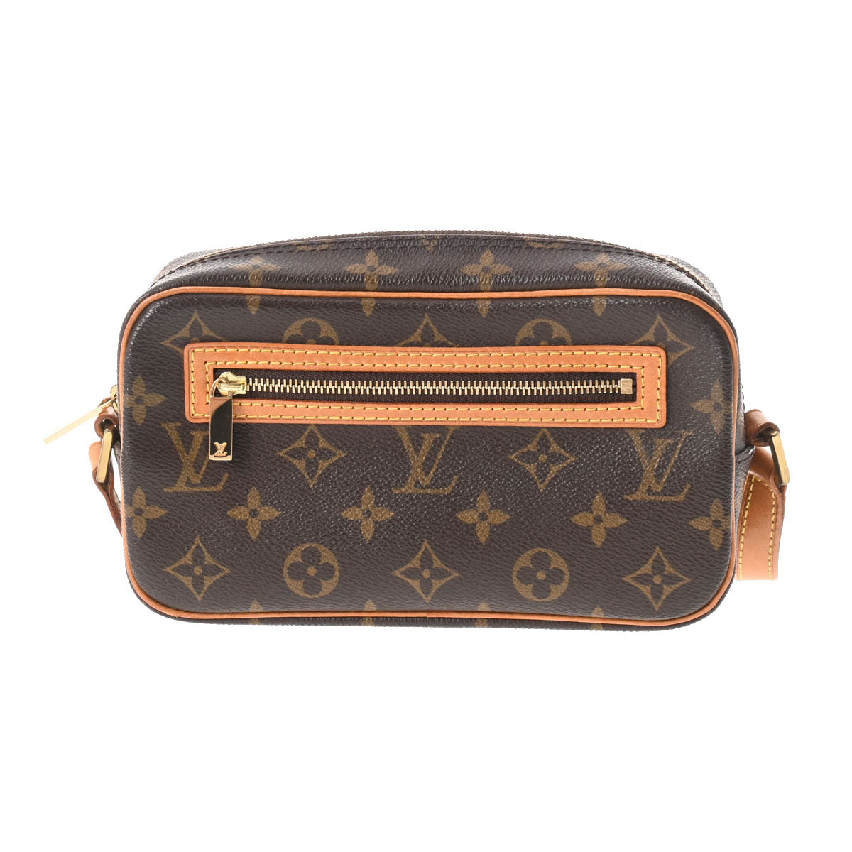 Louis Vuitton Monogram Pochette Cité Brown Handbag