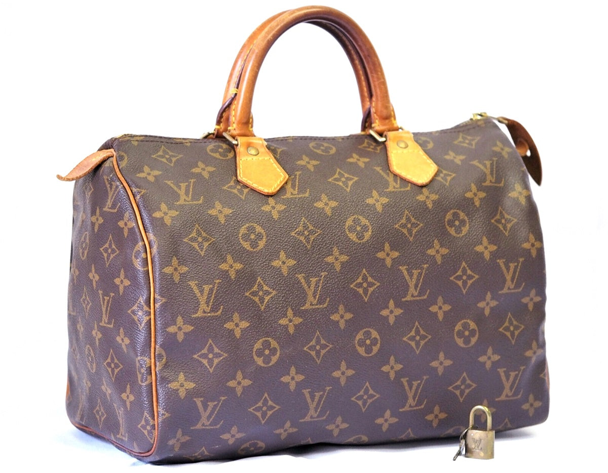 Louis Vuitton Speedy 30 Monogram Brown Handbag