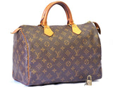 Louis Vuitton Speedy 30 Monogram Brown Handbag