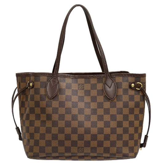 Louis Vuitton LV Neverfull PM Damier Ebene Tote Bag