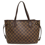 Louis Vuitton LV Neverfull PM Damier Ebene Tote Bag