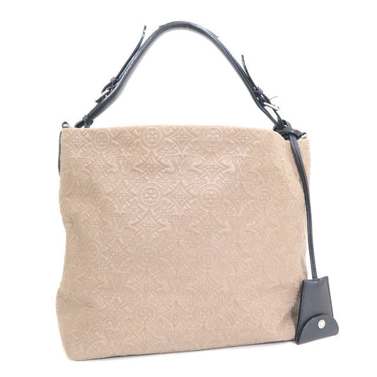 Louis Vuitton Hobo PM Shoulder Bag Beige Monogram