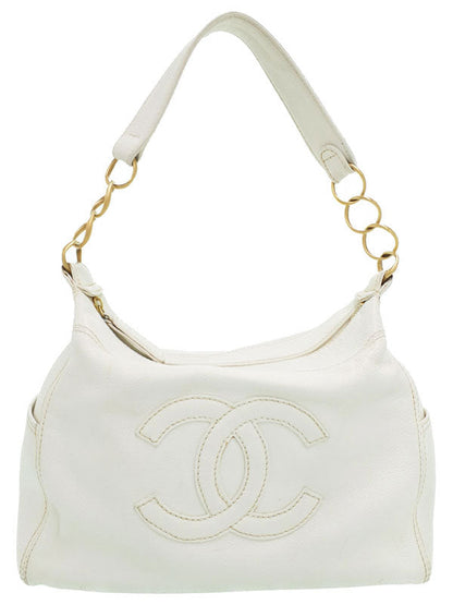 Chanel Coco Mark Shoulder Bag White