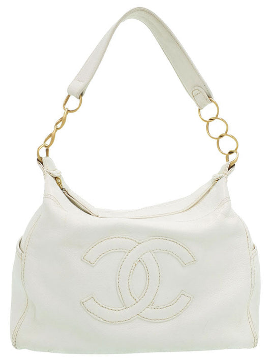 Chanel Coco Mark Shoulder Bag White