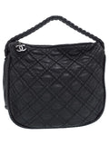 Chanel Matelasse Semi-Shoulder Bag Black