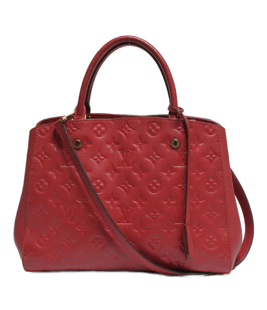 Louis Vuitton 2way Handbag Montaigne MM Monogram Empreinte