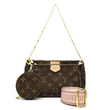 Louis Vuitton Shoulder Bag Monogram Multi Pochette Accessoire Brown