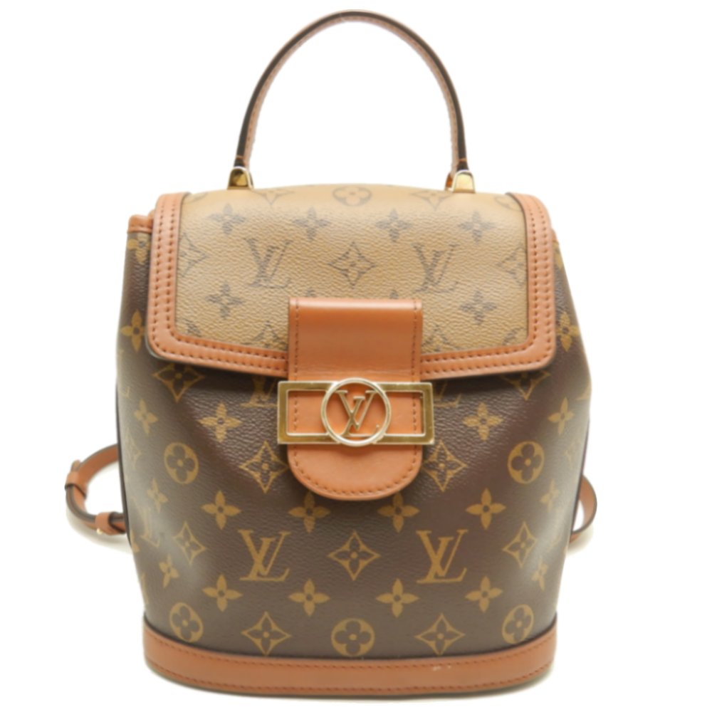 Louis Vuitton  Monogram Reverse Dauphine Backpack Brown