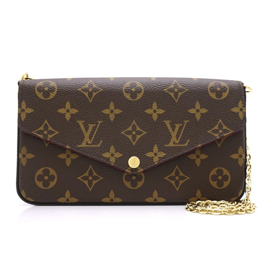 Louis Vuitton Pochette Felicie Shoulder Bag Monogram
