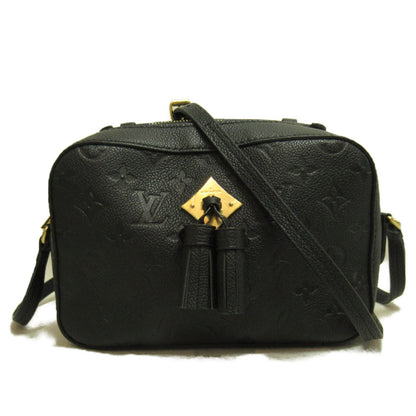 Louis Vuitton Saintonge Shoulder Bag  Monogram Implant Black