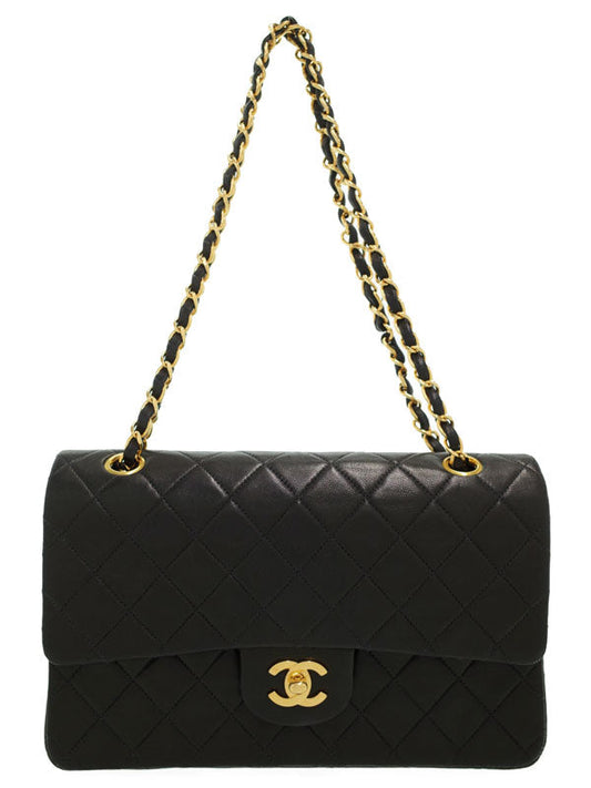 Chanel Matelasse Classic Handbag 25 Chain Shoulder Bag Black