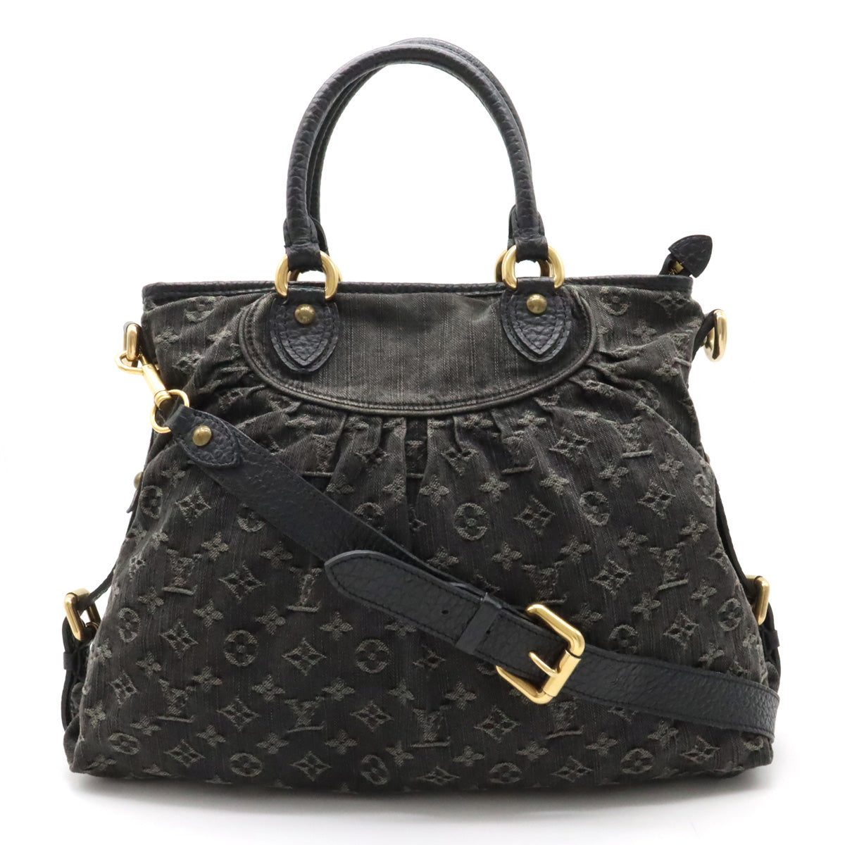 Louis Vuitton Monogram Denim Neo Cabby GM Black