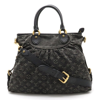 Louis Vuitton Monogram Denim Neo Cabby GM Black