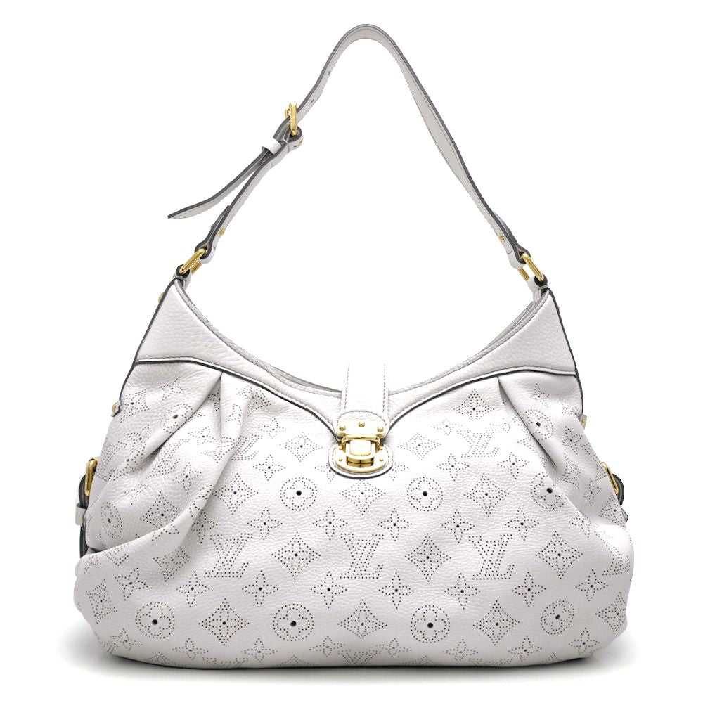 Louis Vuitton Shoulder Bag Mahina XS Bron White