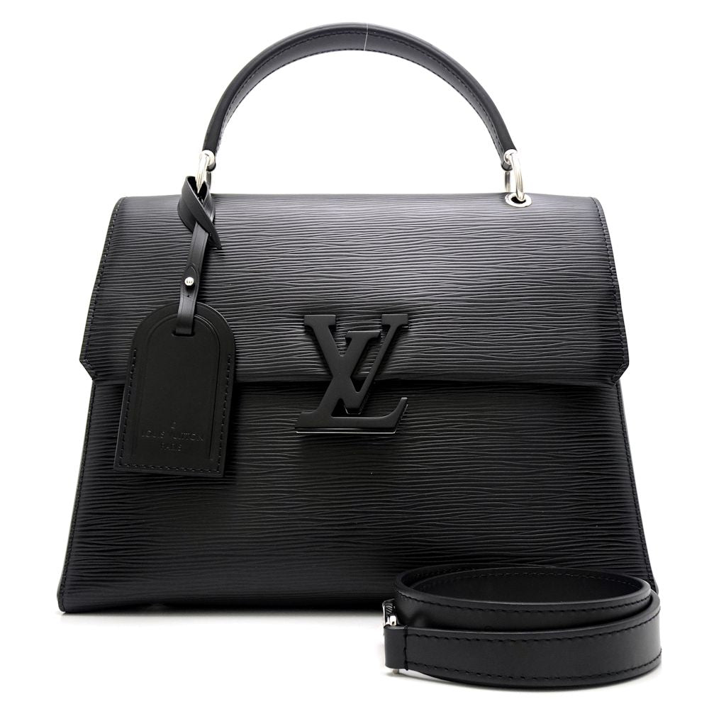 Louis Vuitton Epi Grenelle MM Noir Handbag Black