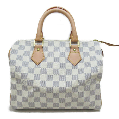 Louis Vuitton Speedy 25 Handbag Damier Azur Canvas