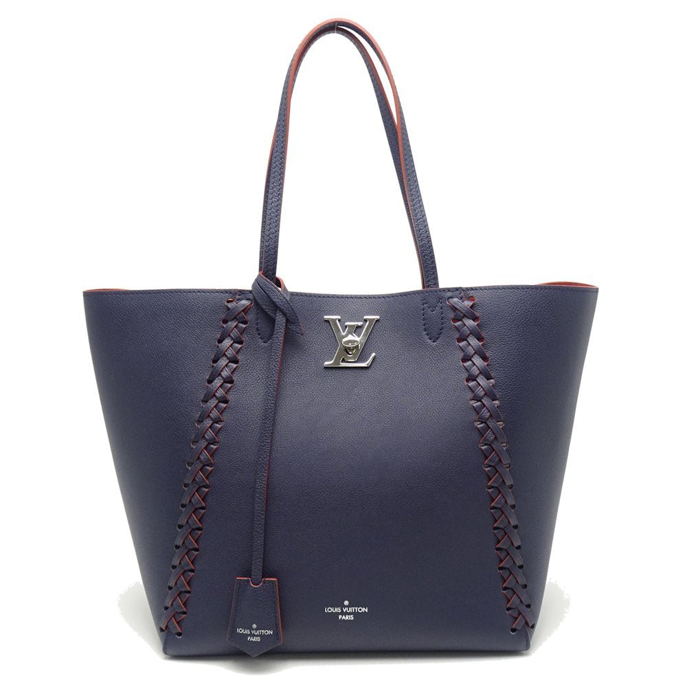 Louis Vuitton LockMe Tote Calf Marine Rouge