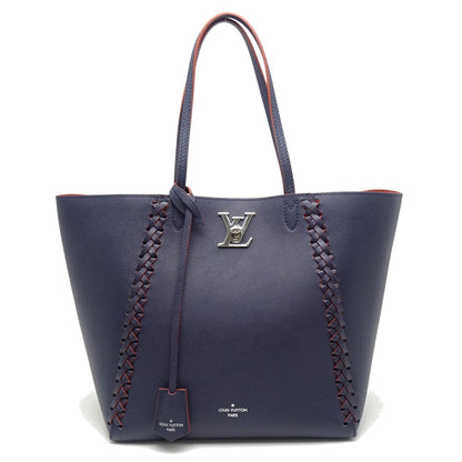 Louis Vuitton LockMe Tote Calf Marine Rouge