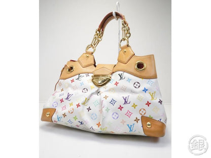 Louis Vuitton Ursula MultiColor Chain Shoulder Bag White