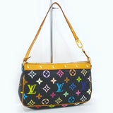 Louis Vuitton Pochette Accessories Pouch Monogram Multicolor Black