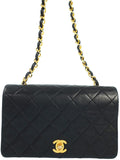 Chanel Mini Matelasse Chain Shoulder Bag Black