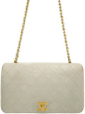 Chanel Matelasse Chain Shoulder Bag White