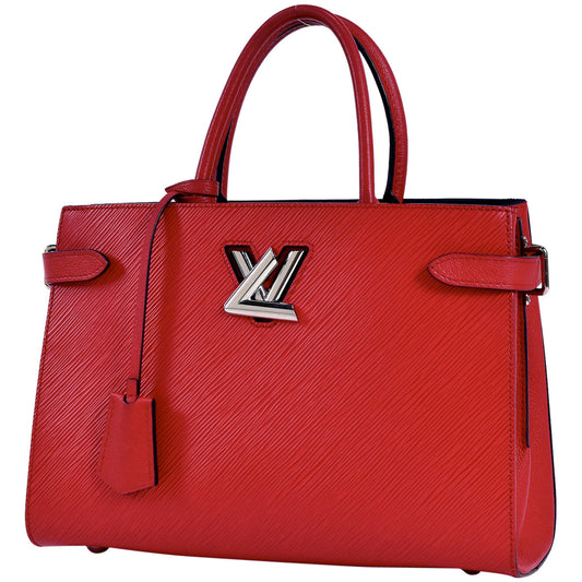 Louis Vuitton Twist 2way Shoulder Bag Tote Bag Epi Coquelicot
