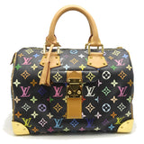 Louis Vuitton Multicolor Speedy 30 Noir Boston Bag Black