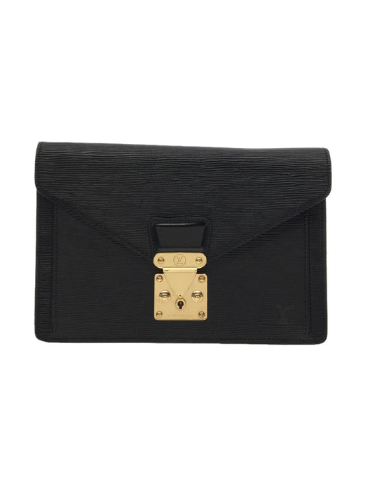 Louis Vuitton Pochette Dragonne Epi Black