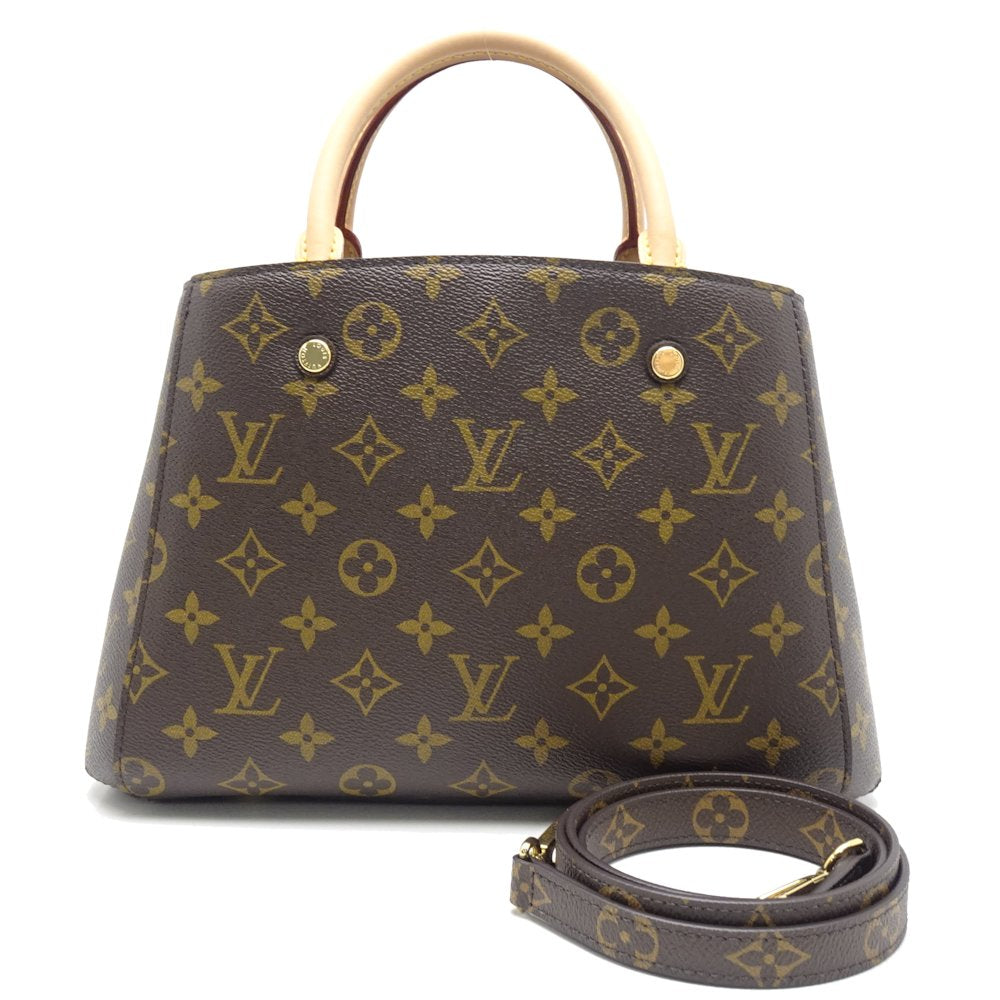 Louis Vuitton Monogram Montaigne BB Brown 2WAY Bag