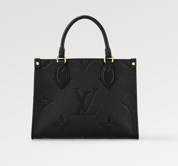 Louis Vuitton OnTheGo PM Tote Empriente Black