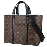 Louis Vuitton Tote Bag Weekend Tote PM Monogram Macassar Leather