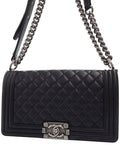 Chanel Chain Shoulder Bag Black