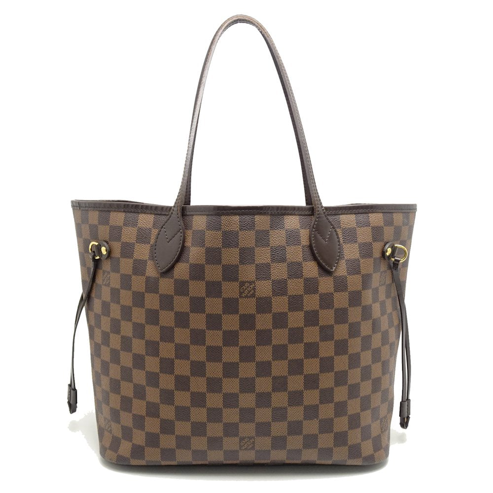 Louis Vuitton  Damier Neverfull MM Series Tote Bag Brown