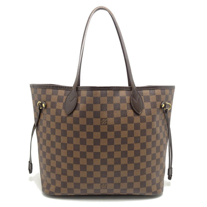 Louis Vuitton  Damier Neverfull MM Series Tote Bag Brown