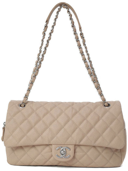 Chanel Matelasse Chain Shoulder Bag beige