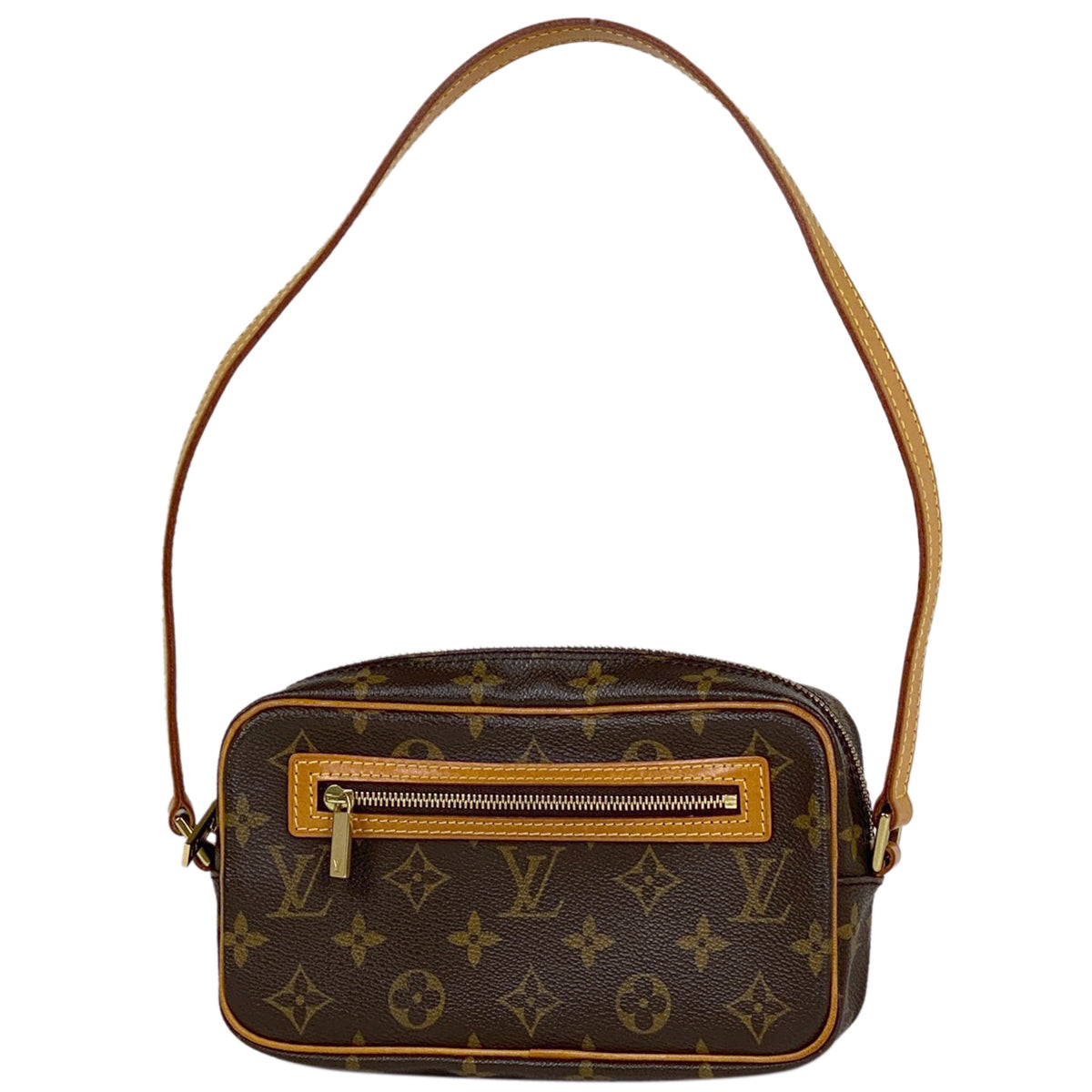 Louis Vuitton Pochette Cite Shoulder Bag Monogram Brown