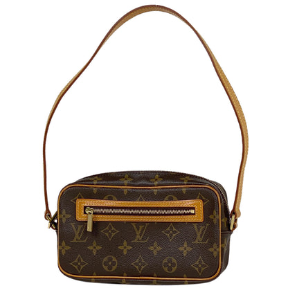 Louis Vuitton Pochette Cite Shoulder Bag Monogram Brown